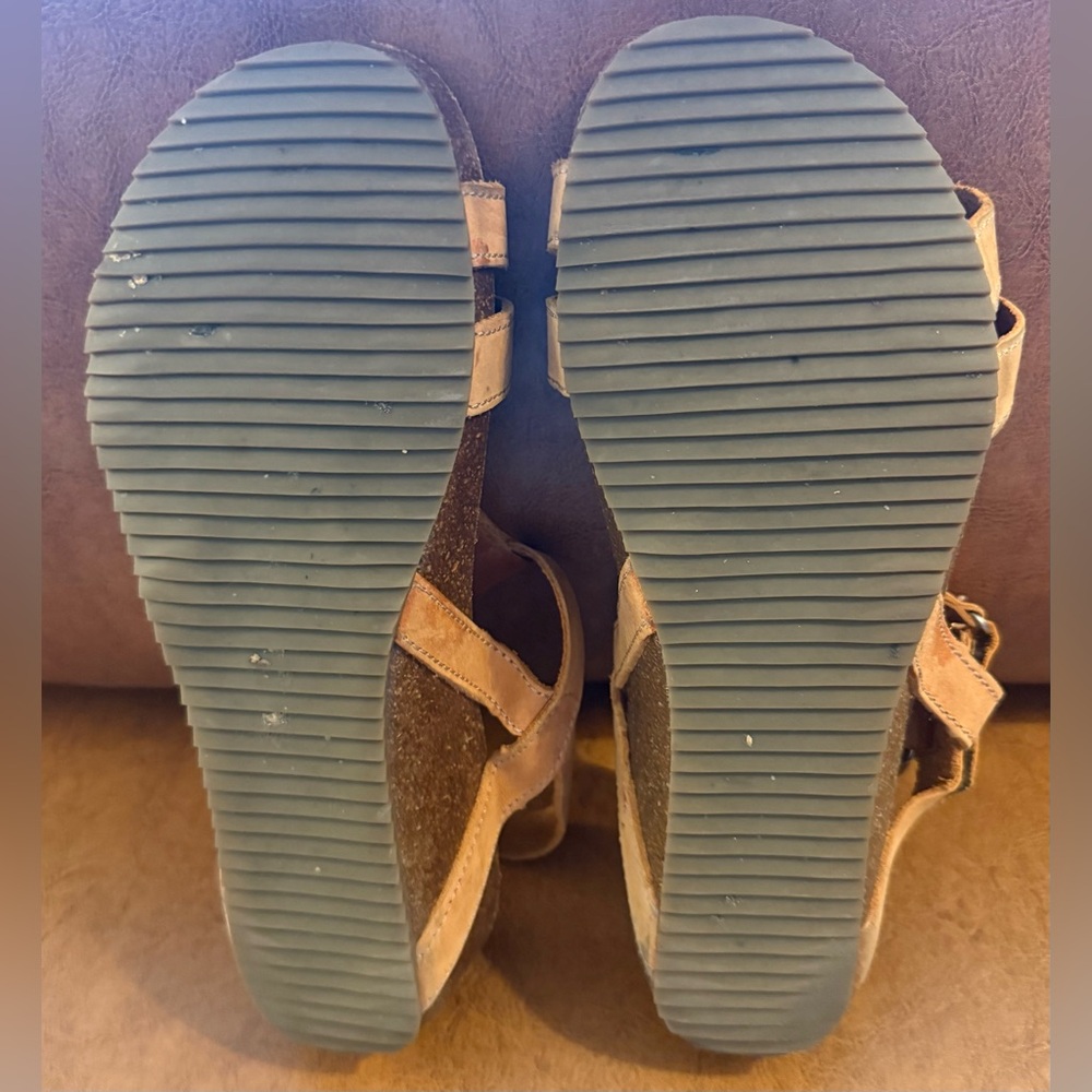 Inter-Bios Bio Leather Strappy Comfort Sandals Women EU 38 US 7–7.5 Spain - Picture 7 of 7